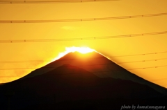 南平で見た富士山夕景＃４