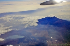 機上から富士山＃２