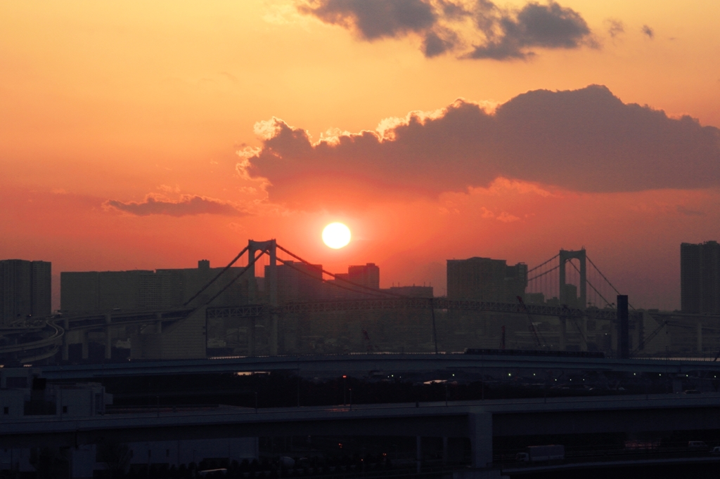 東雲で見た富士山夕景不発編 ＃１