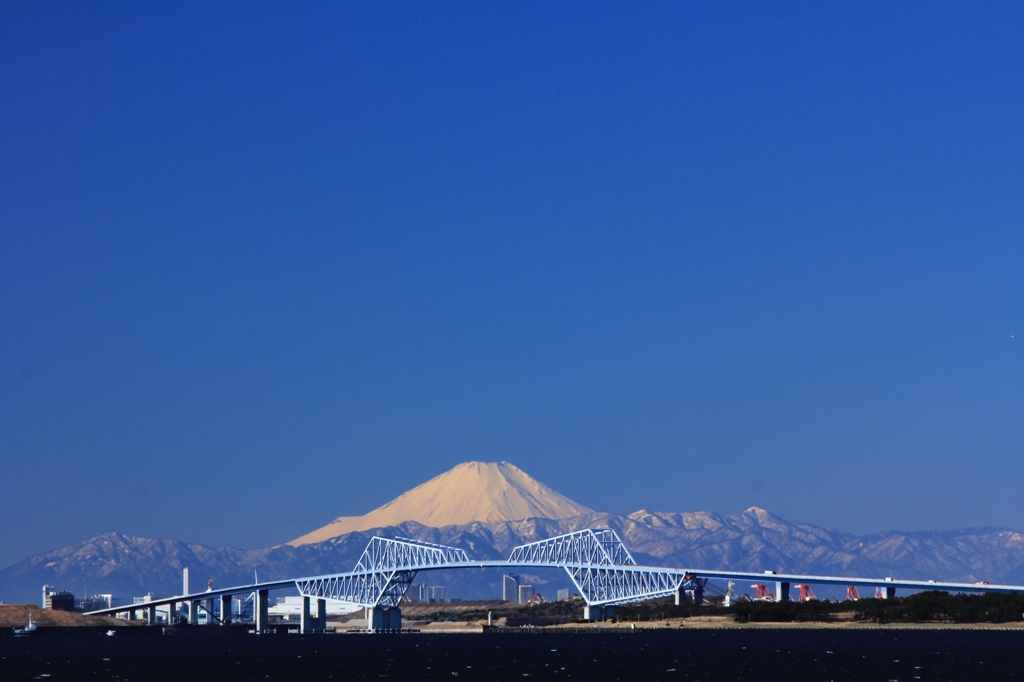 富士山とゲートブリッヂ　その４