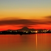 葛西臨海公園で見た富士山夕景 ＃９