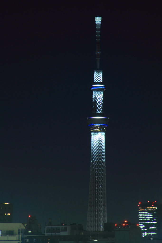 東京街並 白色ライティング