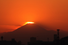 新木場その２ から見た富士山夕景 ＃４