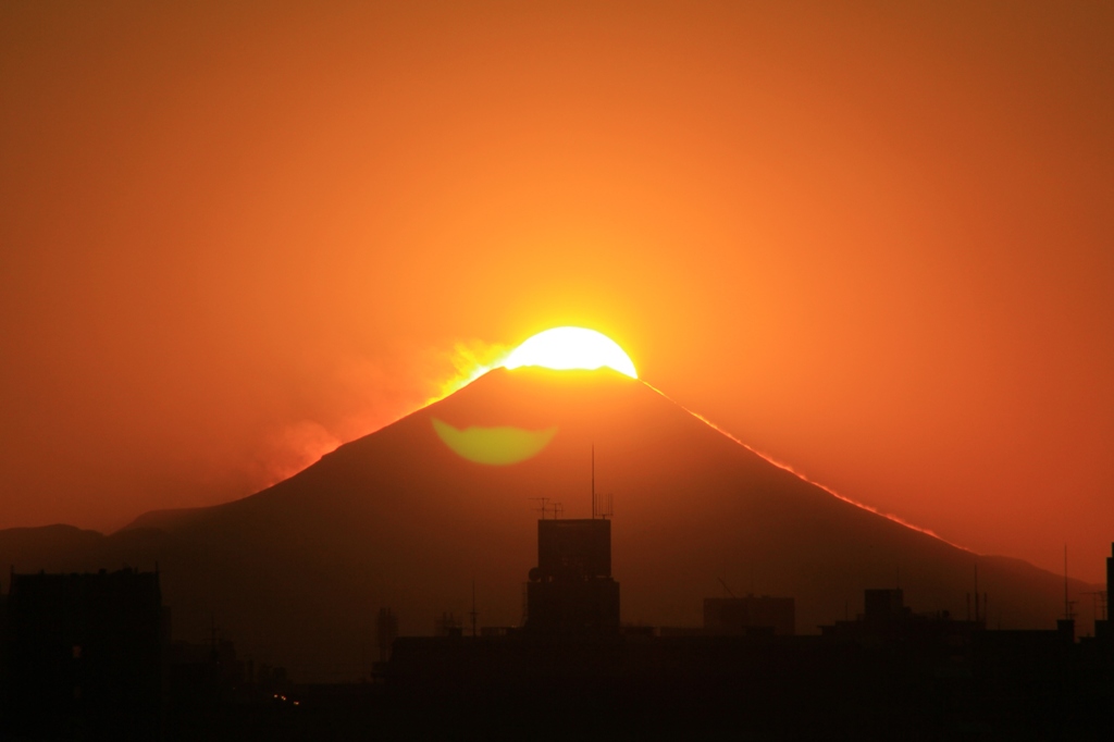 ある日のダイアモンド富士２