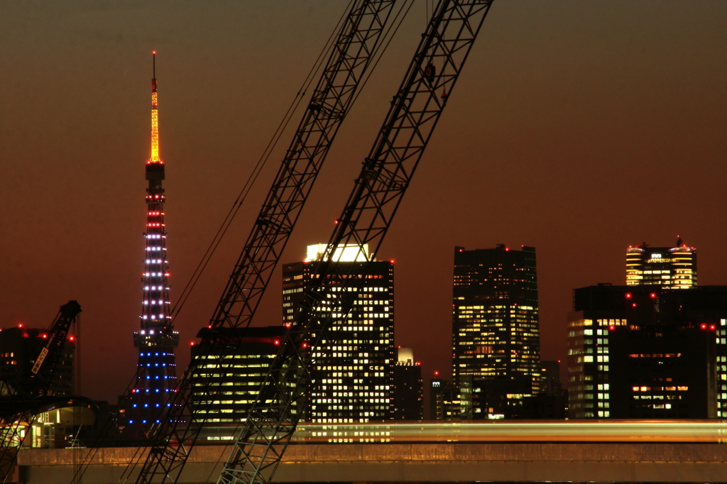 東京タワー・・・木遣橋より