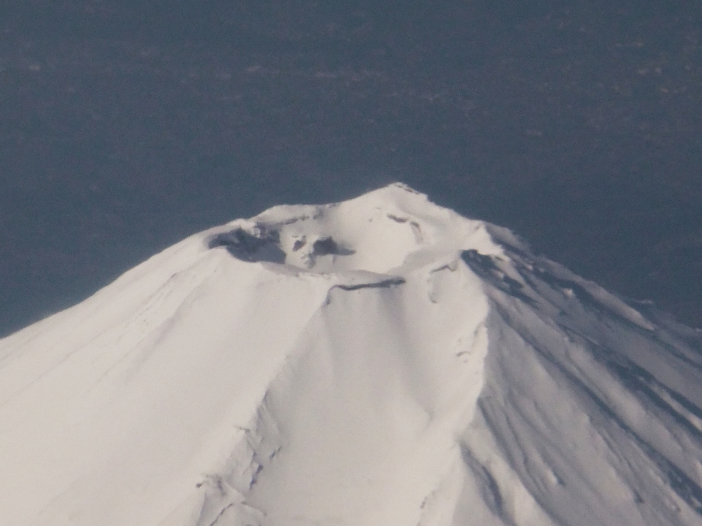 飛行機からの富士山＃３