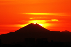 葛西臨海公園で見た富士山夕景 ＃７