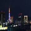 枠組足場たて枠と東京タワー