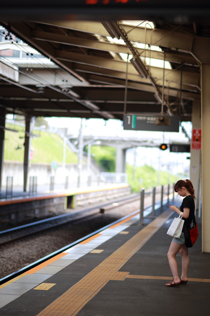 電車待ち