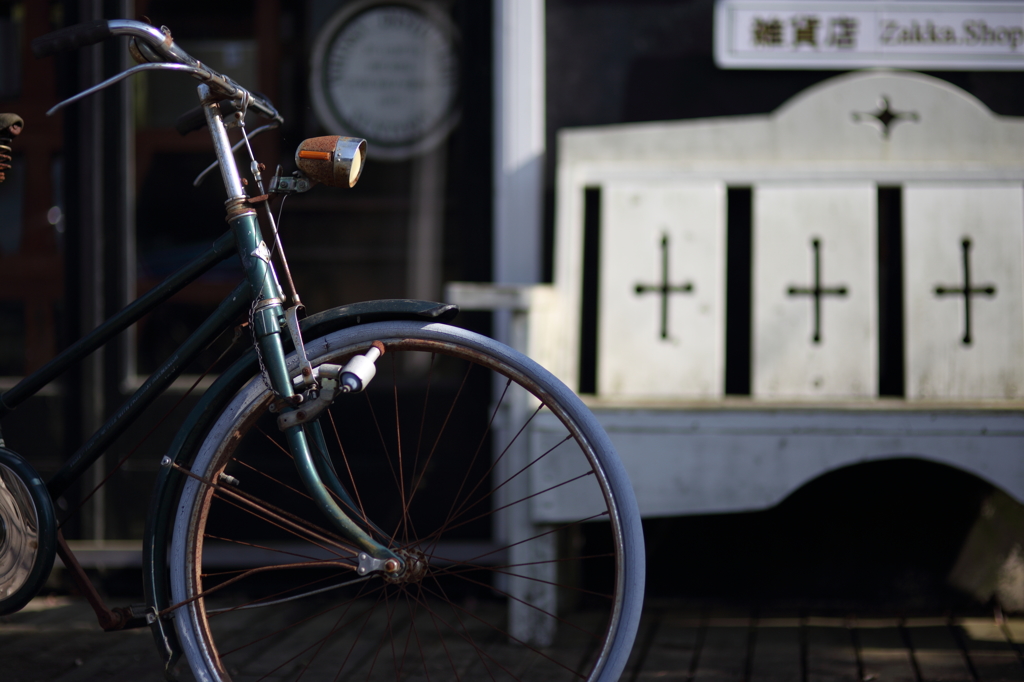 古い自転車の美しさ