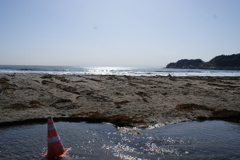 由比ガ浜　パイロン