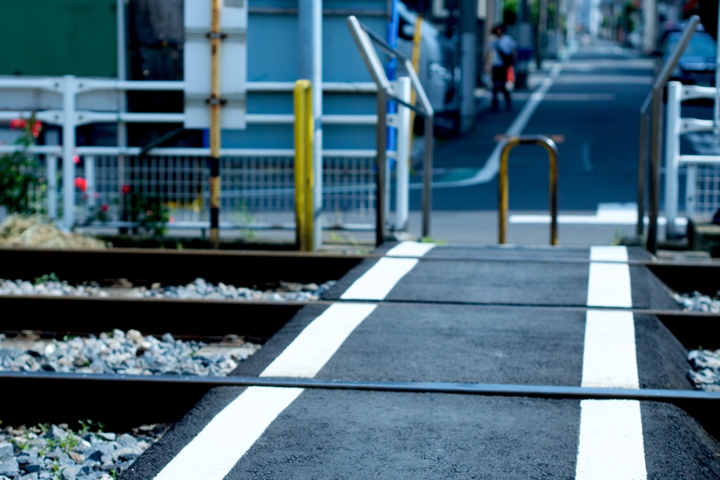 都電荒川線の人専用踏切