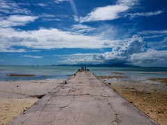 【旅】［沖縄-石垣島-竹富島］西桟橋 干潮時