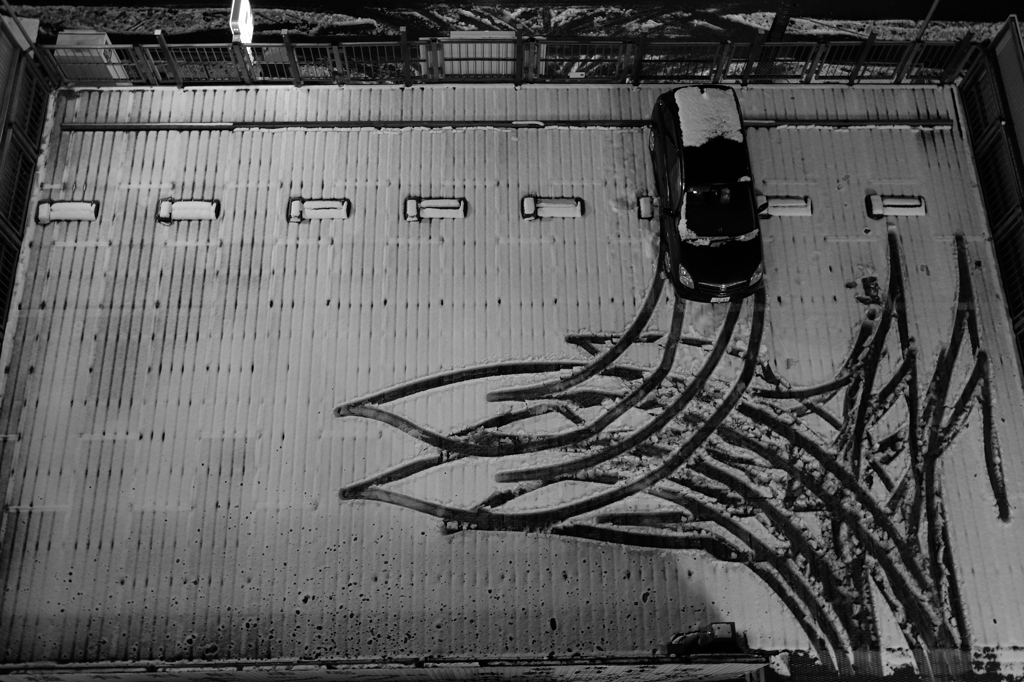 雪駐車場