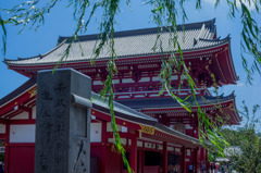 浅草寺にて