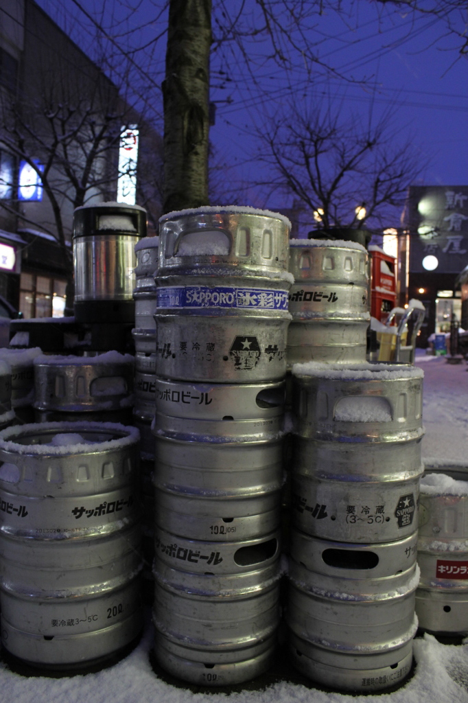 ビール冷えてます