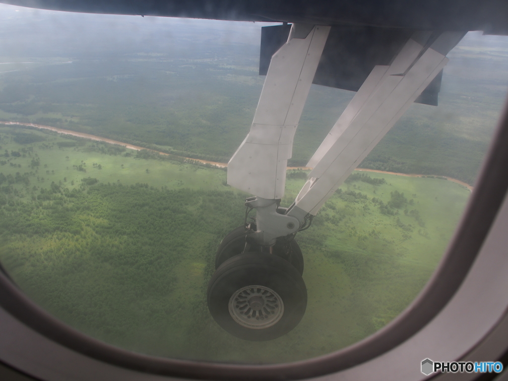 オーロラ航空・プロペラ機の車輪