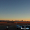 朝一の富士山静岡空港