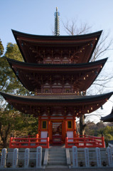 布施弁天　三重塔