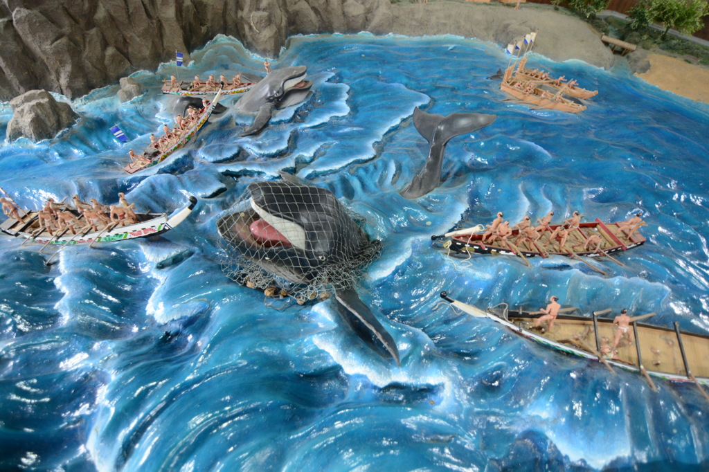 捕鯨漁師vsクジラ