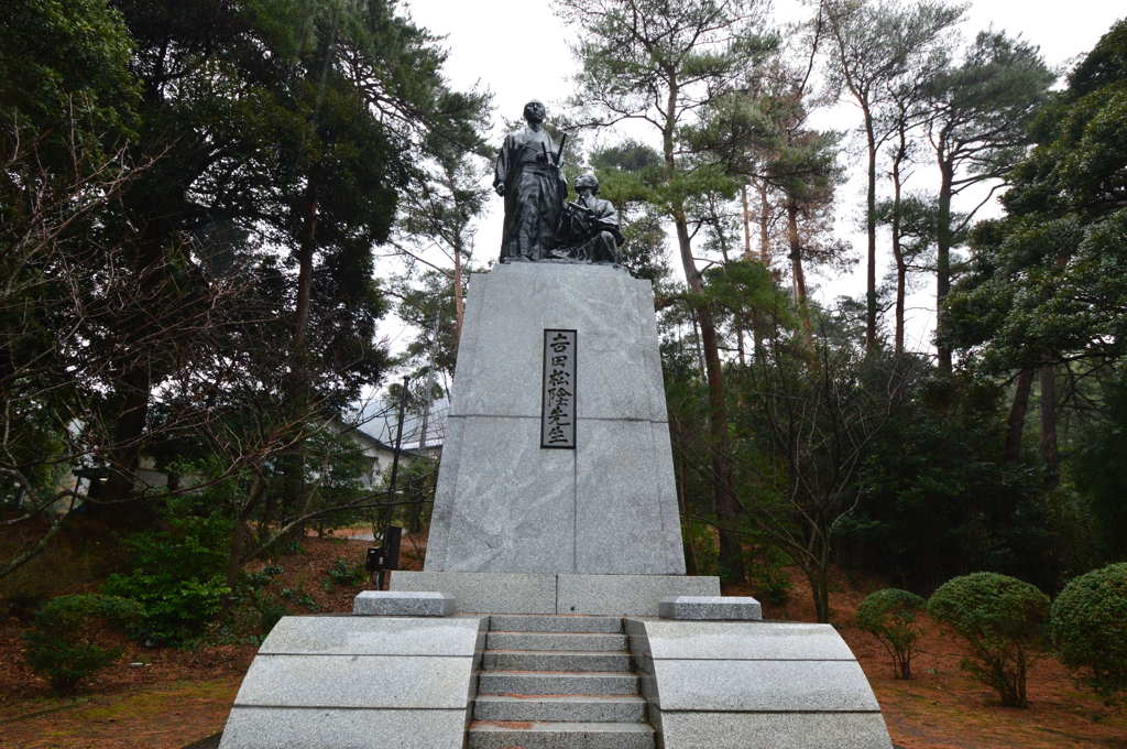 吉田松陰・金子重輔の像