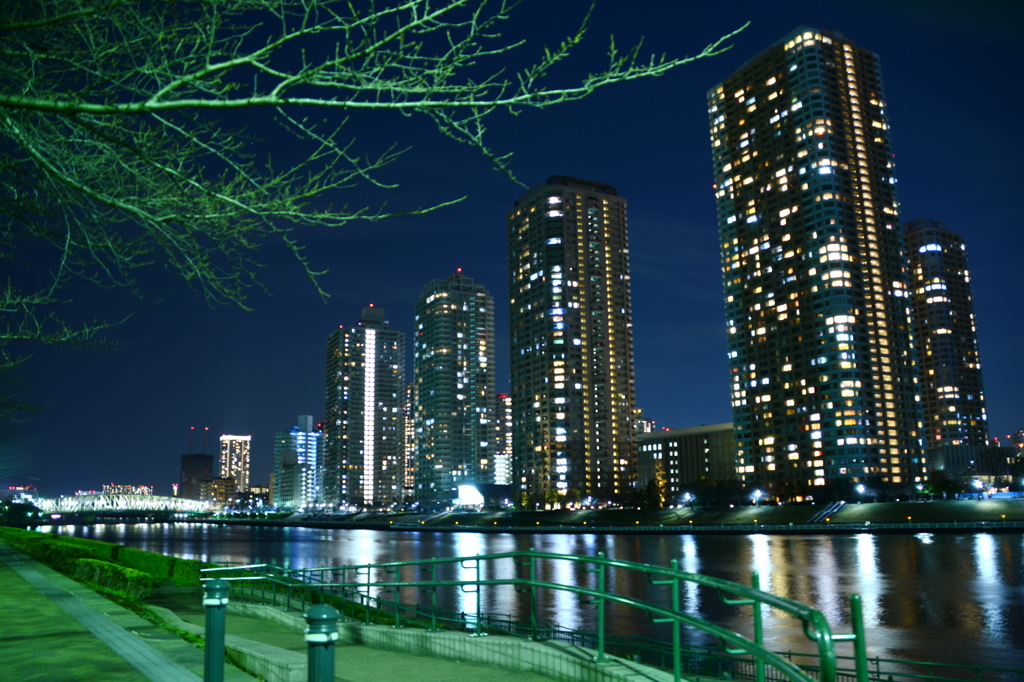 隅田川の夜
