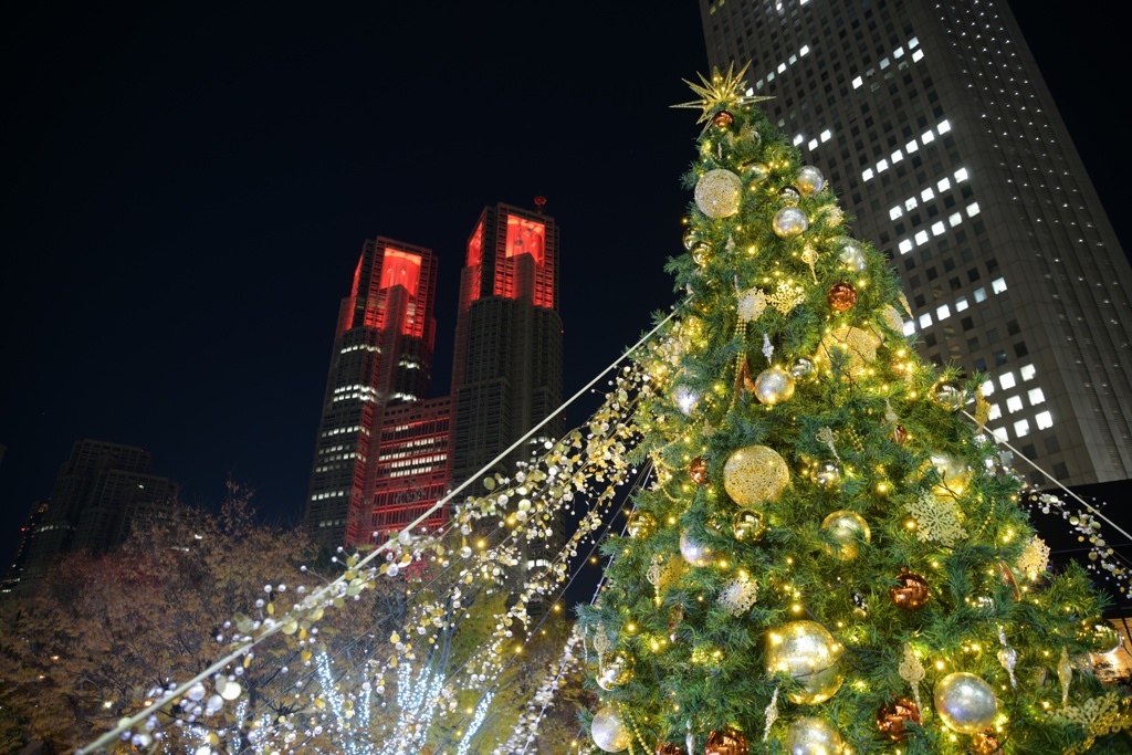 クリスマスシンボルの輝き