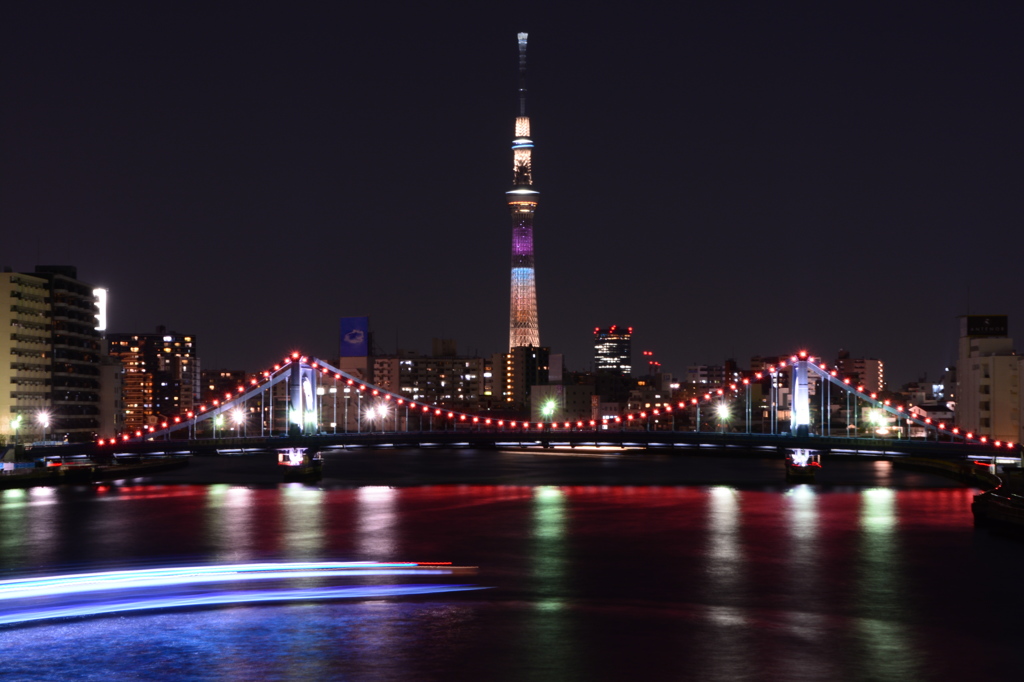 スカイツリー×清洲橋