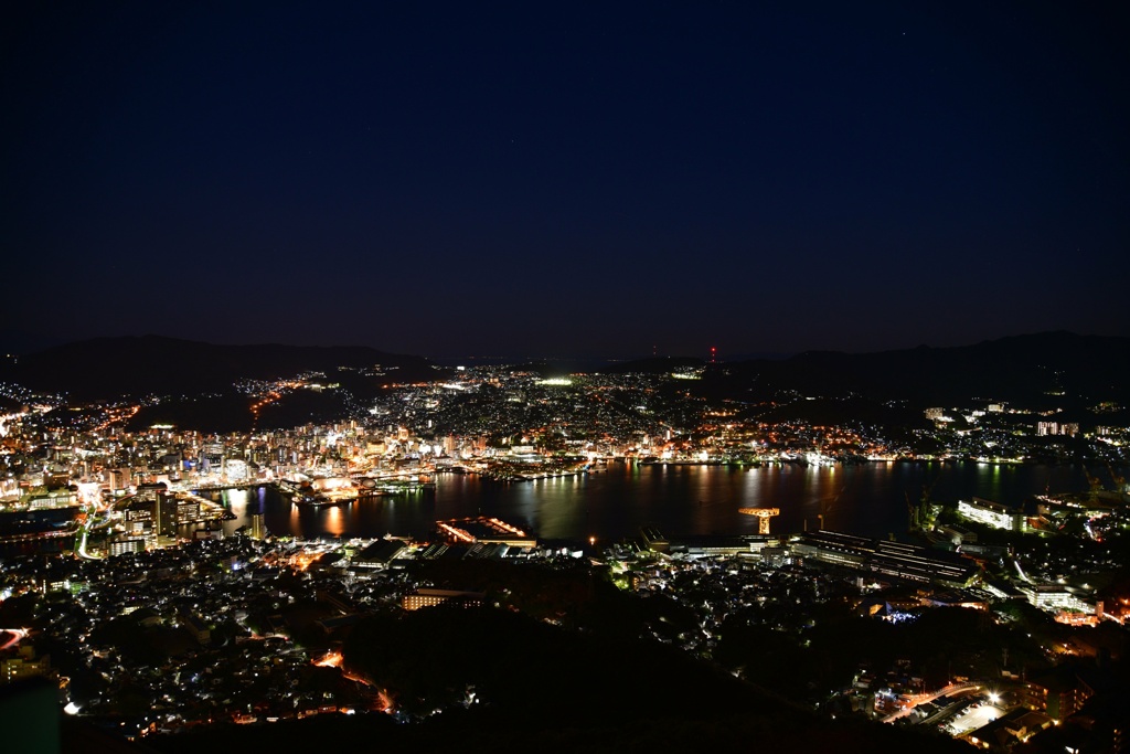 約束の丘より望む夜景