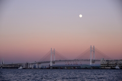 ベイブリッジの夕焼け