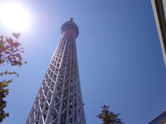 太陽とスカイツリー