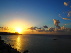 夕暮れ