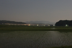 田園の夜景