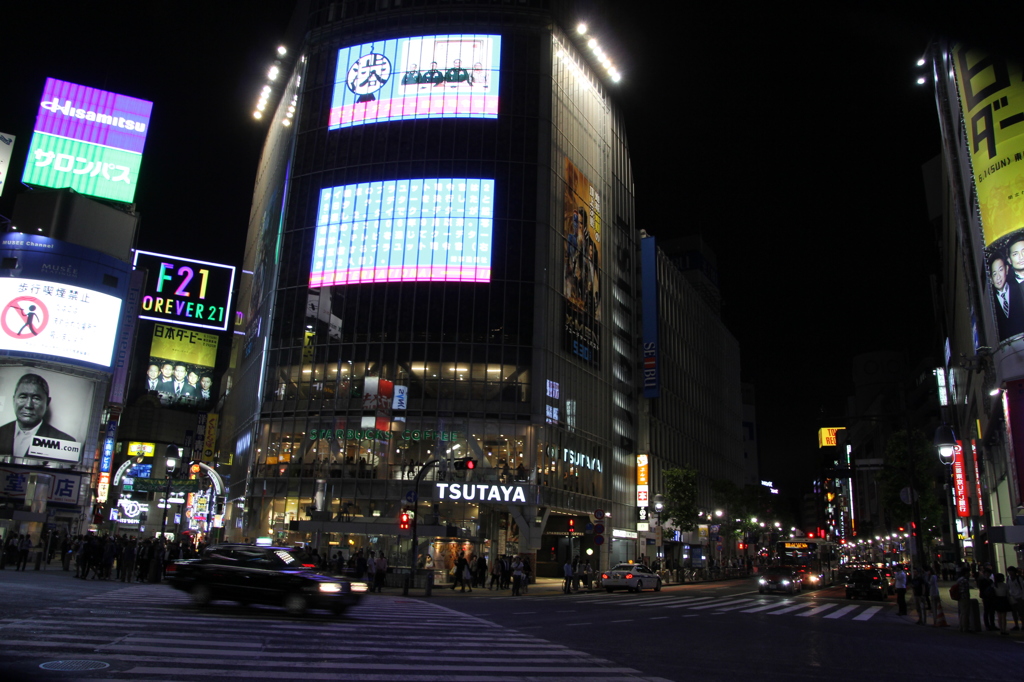 渋谷の夜