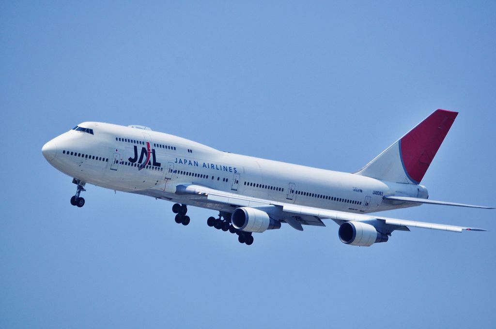 JAL 747 最終コースへ