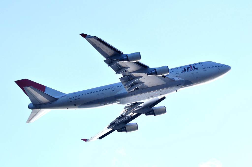 JAL 747 雄姿