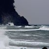 冬の日本海、荒波