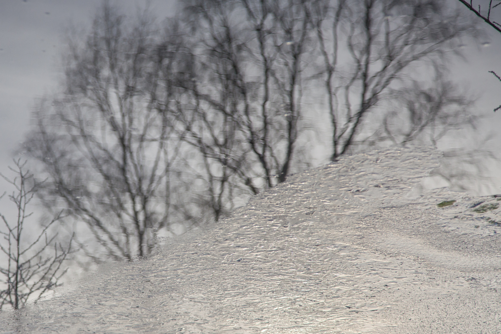 -20℃の湖面 