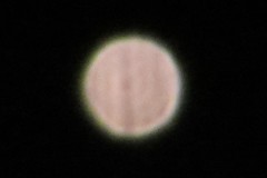 ぼんやりですが、火星です。