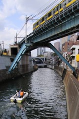 昌平橋(神田川)から聖橋方面