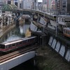 三線、電車の揃い踏み