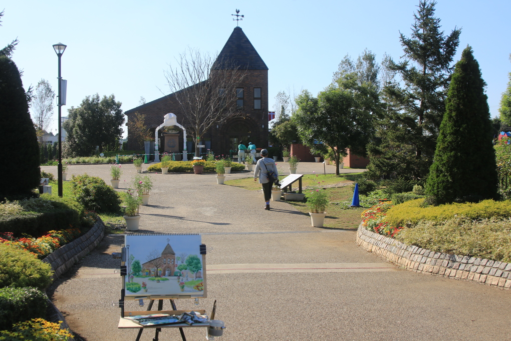 絵画のある風景