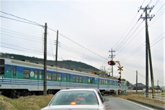 久留里城に向かって