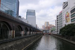 万世橋からの神田川