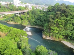 新緑の鬼怒川