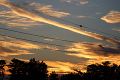 わが町の夕焼け