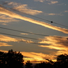 わが町の夕焼け