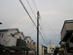 わが町に虹の傘