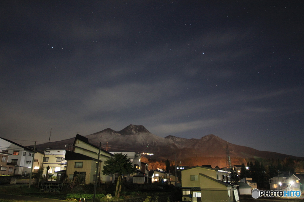 初冠雪＆星空