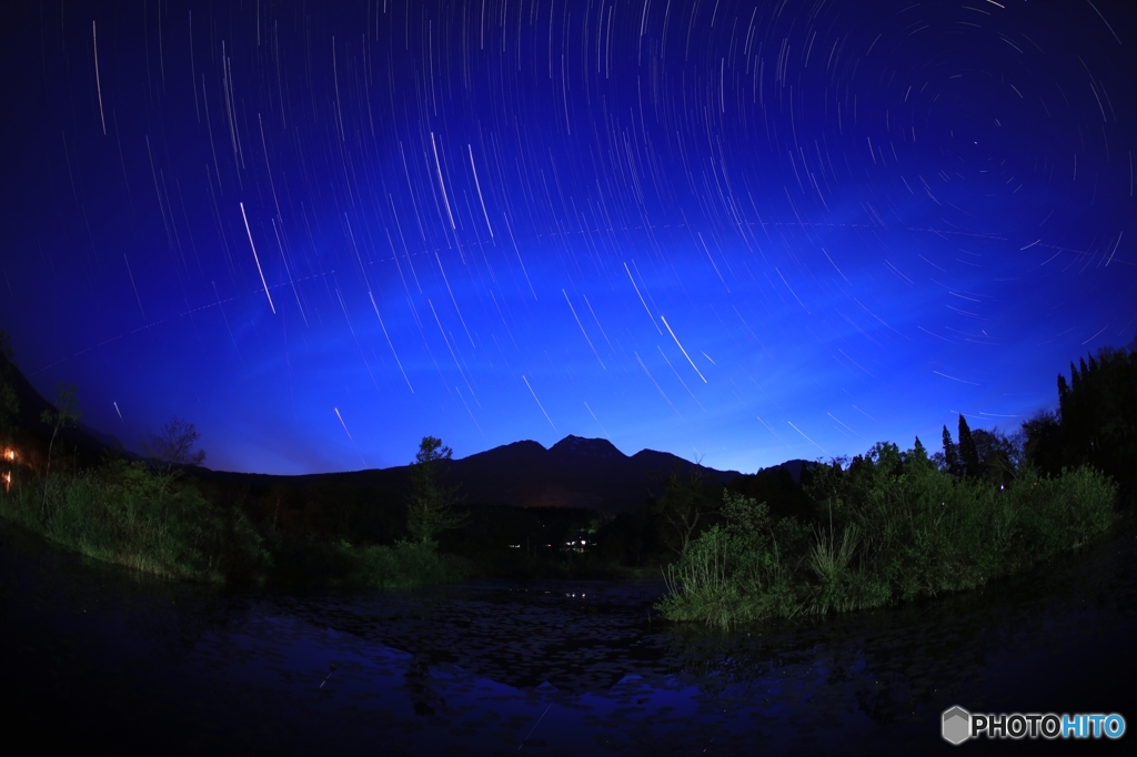 いもり池の夜